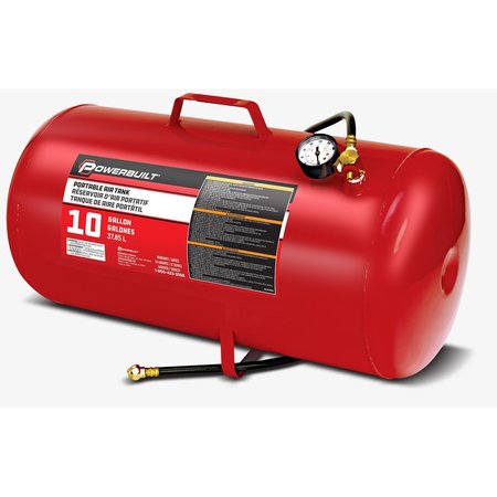 POWERBUILT 10 Gallon Portable Shop Air Tank 640980